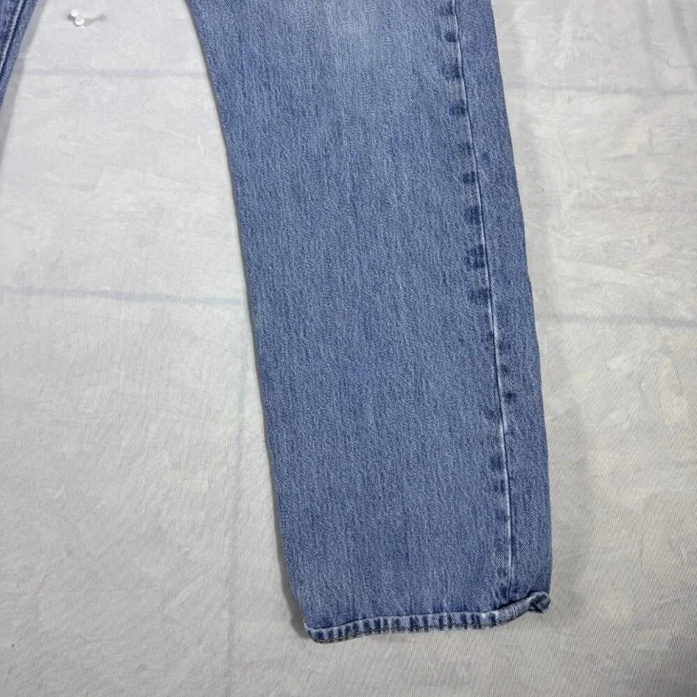 Levi's 501 Men's Straight Leg Jeans‎ Blue Denim Medium Wash 5-Pocket W38 L32